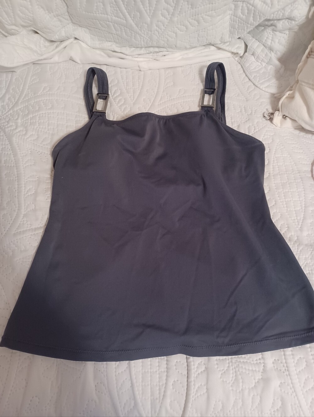 Women’s Magic Suit Bathing Suit Tankini Gray Tank Top Size 10